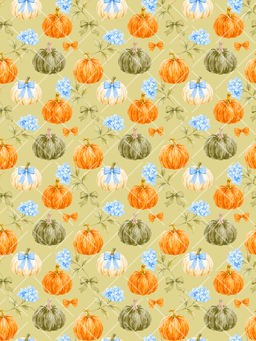 15 Grandmillennial Autumn Seamless Patterns