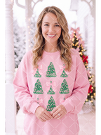 Pink Bow Christmas Tree PNG Design + 13 Styled Mockups