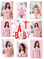 Santa Baby PNG Design & 4K Christmas Mockup Kit