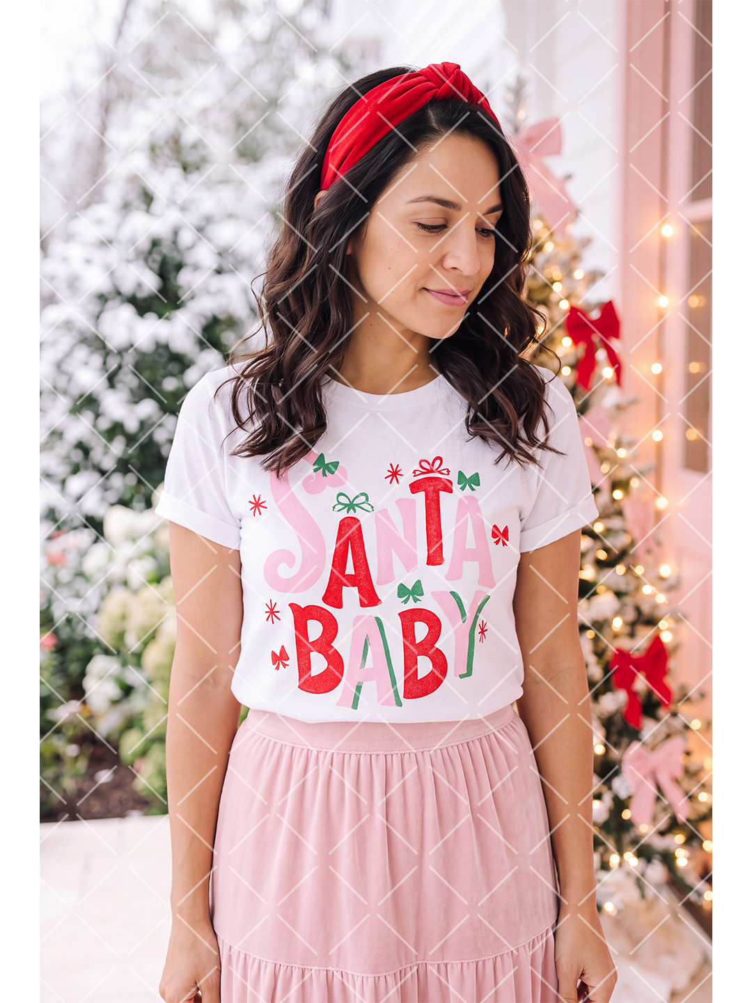 Santa Baby PNG Design & 4K Christmas Mockup Kit