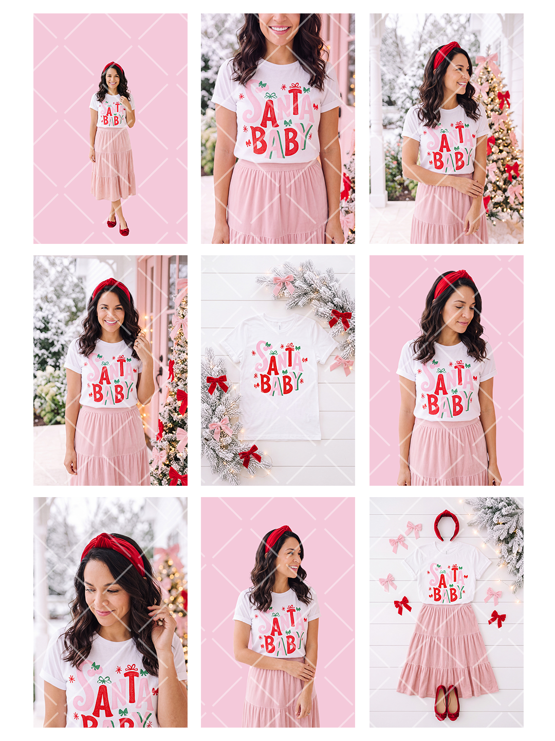 Santa Baby PNG Design & 4K Christmas Mockup Kit
