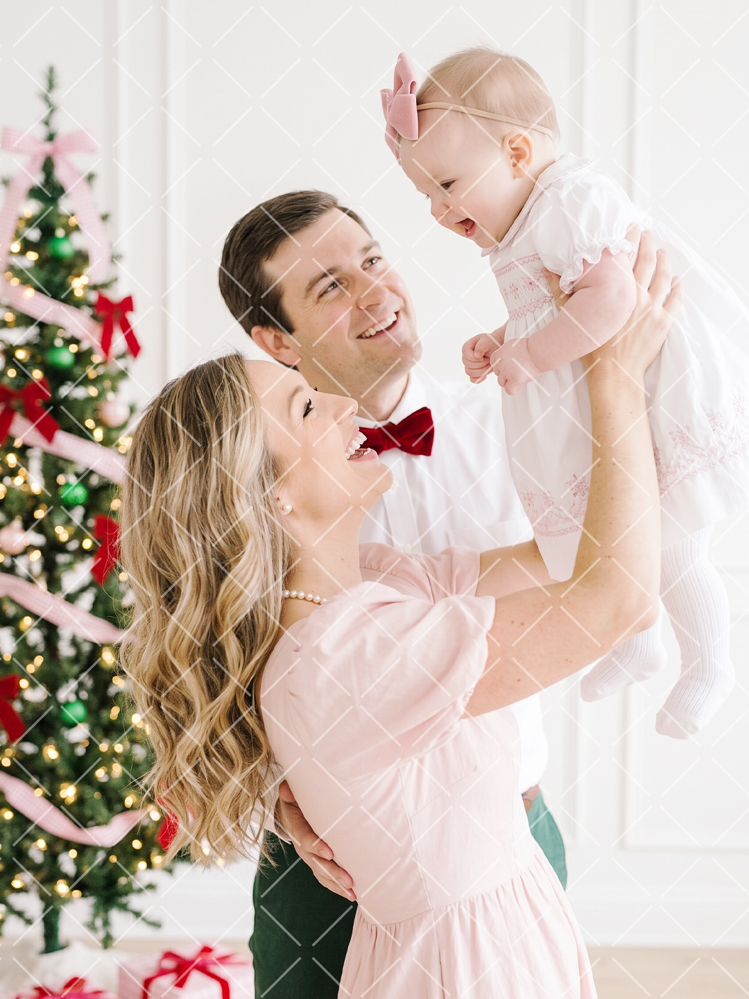 Family Christmas Photoshoot Styled Stock Photo Bundle