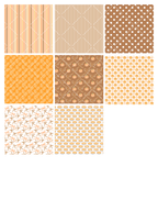Watercolor Thanksgiving Bow Seamless Pattern Pack