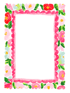 Watercolor Christmas A7 Frames Clipart Set