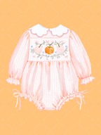 Fall Smocked Children's Clothing Watercolor Clipart Set