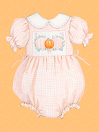 Fall Smocked Children's Clothing Watercolor Clipart Set