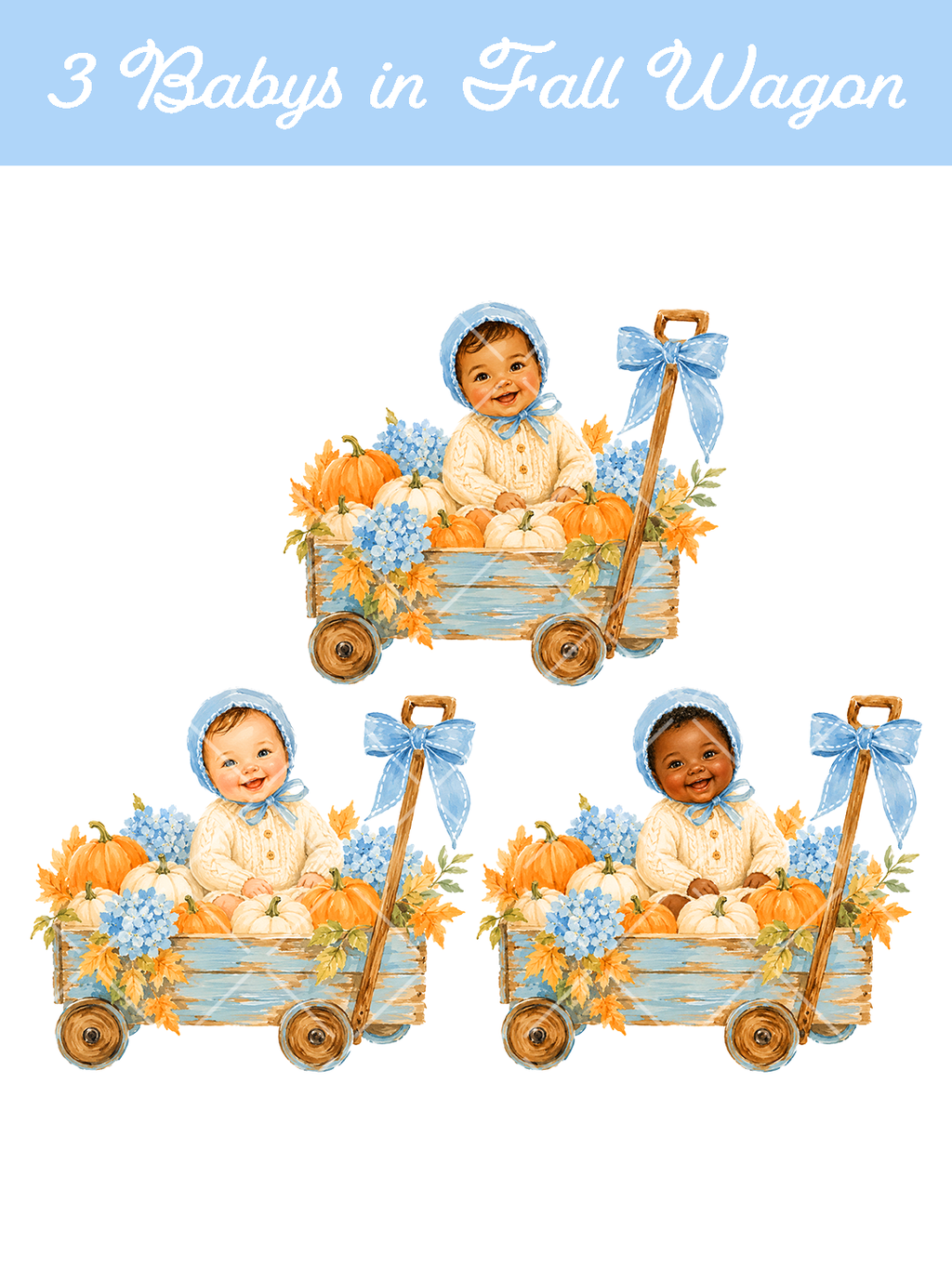37-Piece Multicultural Grandmillennial Autumn Clipart